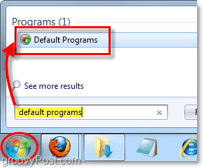 cambiar los programas predeterminados que se usan en Windows 7