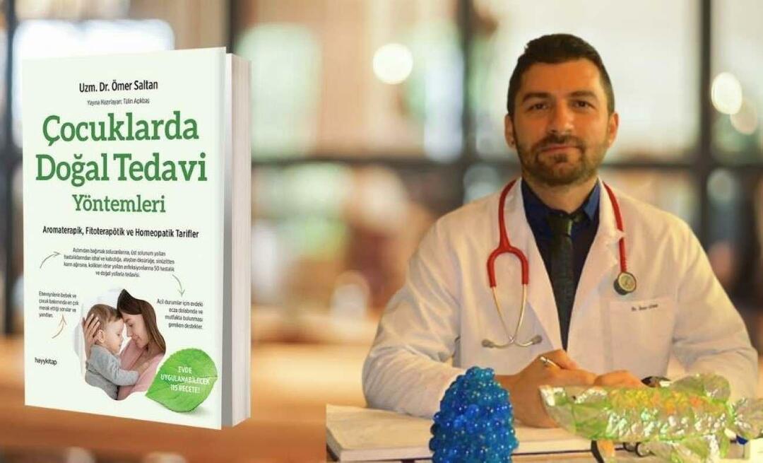 Exp. Dr. El nuevo libro de Ömer Saltan "Método de tratamiento natural para niños" está en las estanterías