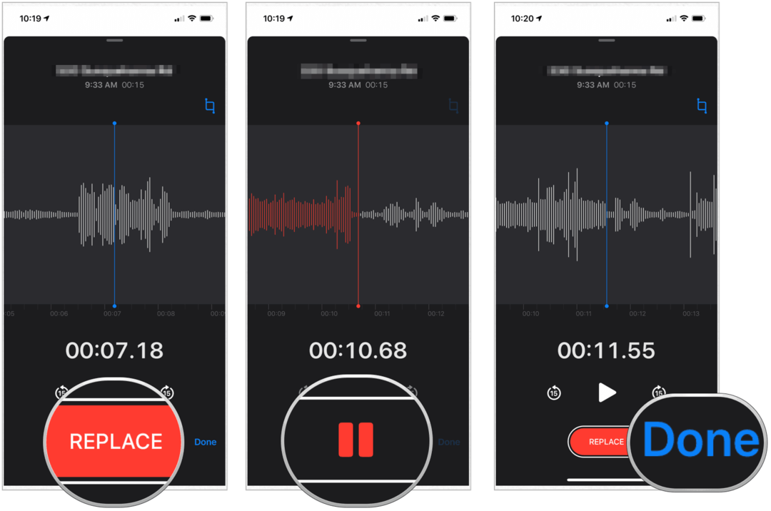 Notas de voz del iPhone reemplazan audio