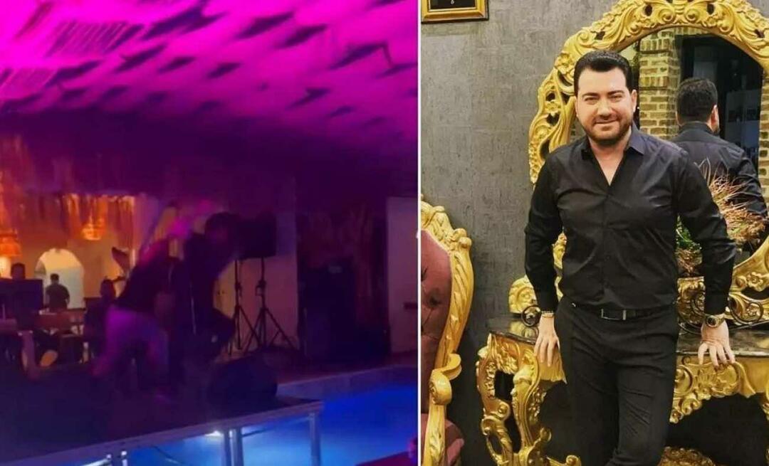 ¡El cantante turco Murat Kurşun se cayó a la piscina con su fan corriendo hacia el escenario!