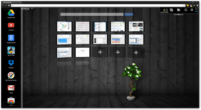 extensión de Chrome nueva pestaña sitios web aplicaciones de búsqueda de clima configuración de funciones de noticias personalizar tienda de Chrome descargar gratis el navegador mejora la nueva pestaña Configuración de página FVD marcación rápida opera clone safari 3D efecto tridimensional sitios web