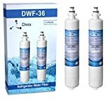 Dista: cartucho de filtro de agua para refrigerador compatible con GE RPWF (no para RPWFE) (paquete de 2)
