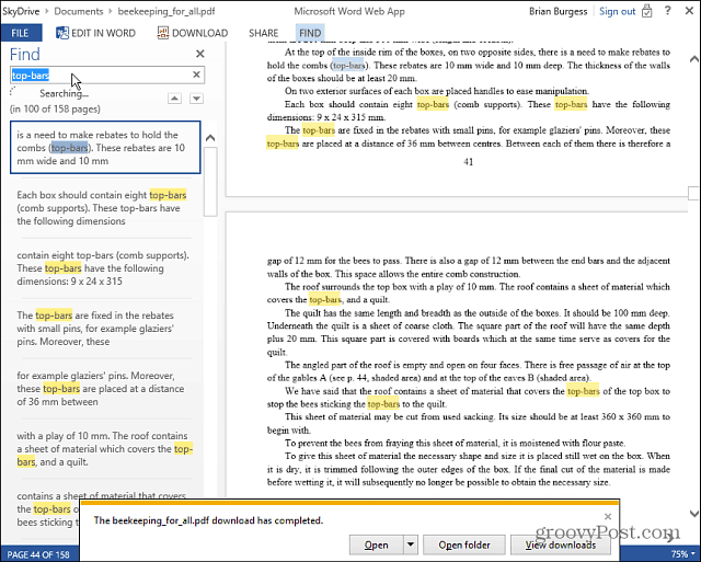 Lea y edite archivos PDF en línea con las aplicaciones web de Microsoft Office