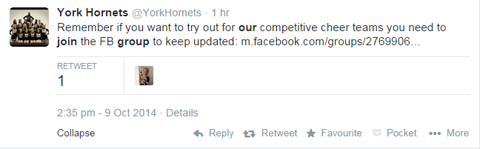 tweet de yorkhornets