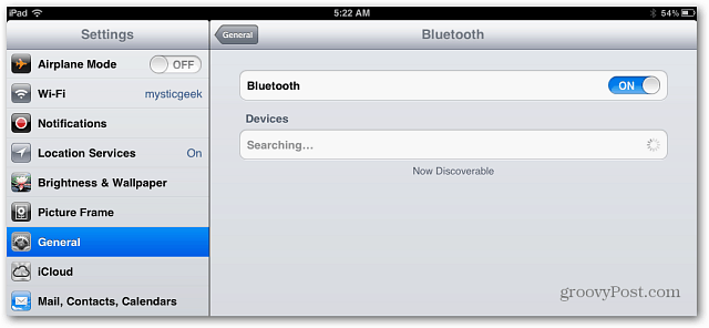 Conecte un teclado Bluetooth al iPad