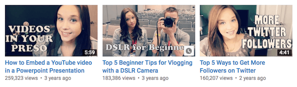 Cree contenido valioso para sus vlogs y luego utilícelo para mostrar su experiencia.