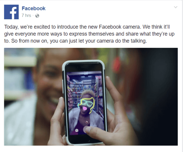 Facebook lanza Historias de Facebook a nivel mundial.