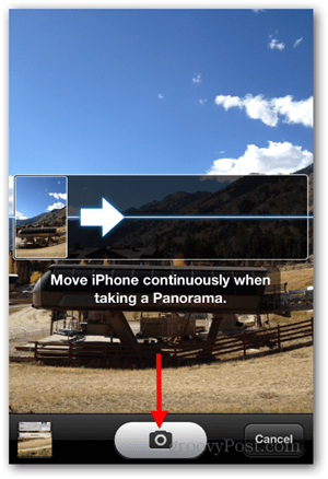 Tomar foto panorámica del iPhone iOS - Cámara panorámica