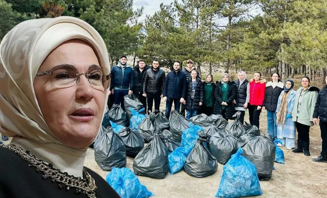 Saludos de Emine Erdoğan a los jóvenes amantes de la naturaleza