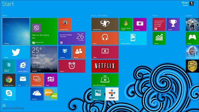 Consejo de Windows 8.1: haga que el fondo del escritorio y la pantalla de inicio sean iguales