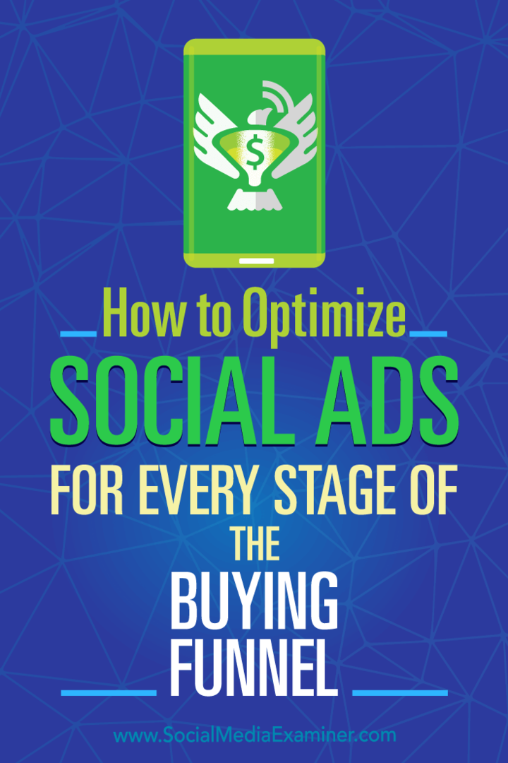 Cómo optimizar los anuncios sociales para cada etapa del embudo de compra: examinador de redes sociales