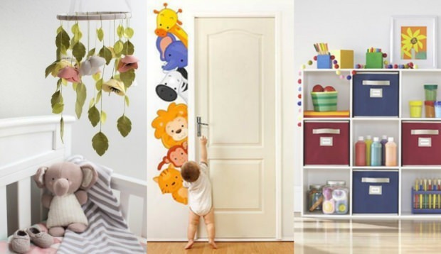 productos de decoración para habitaciones de bebés
