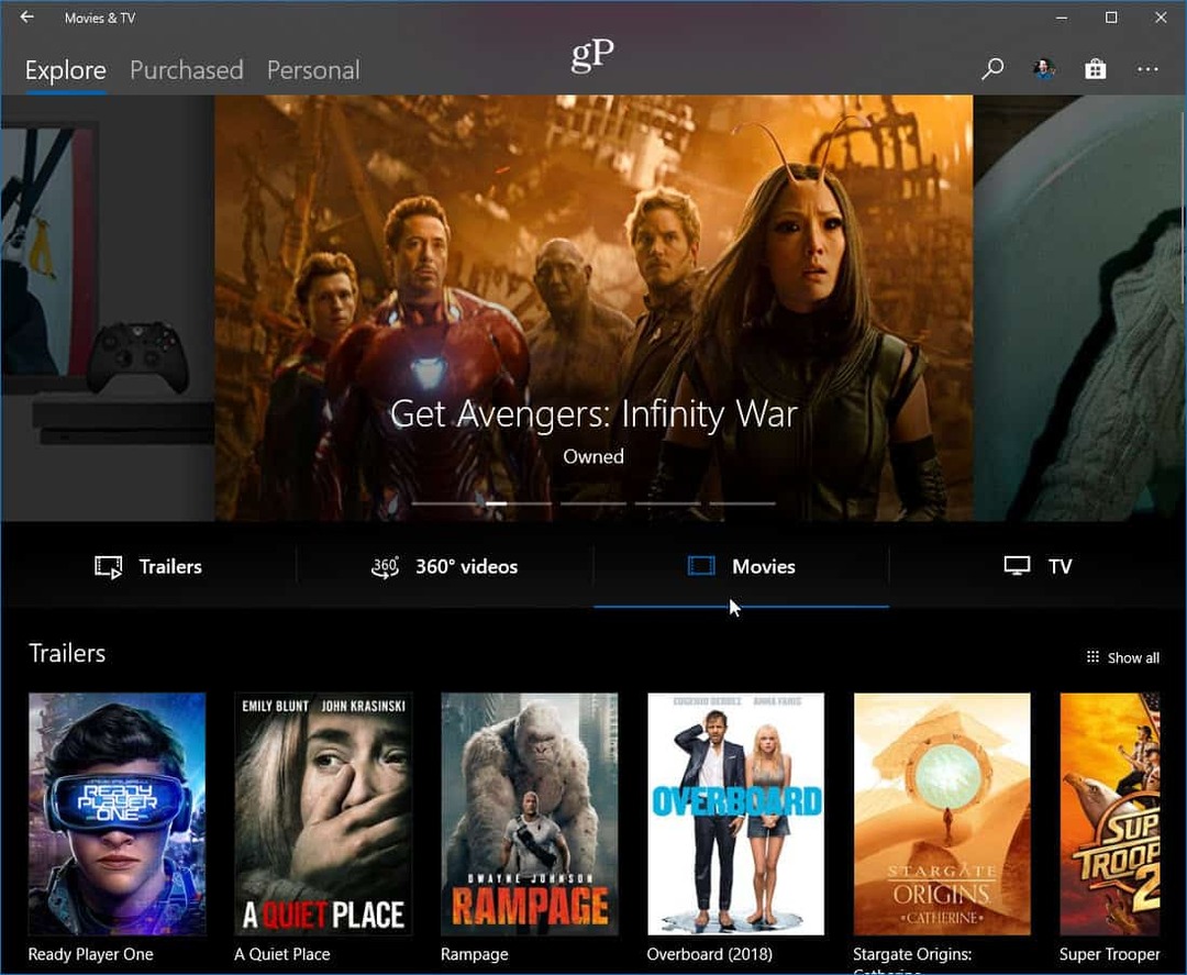 Consejos para aprovechar al máximo las películas y la televisión en Windows 10