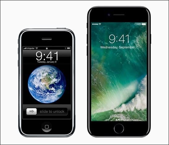 iPhone, décimo aniversario, Apple, teléfono inteligente