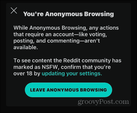 Manténgase privado en Reddit