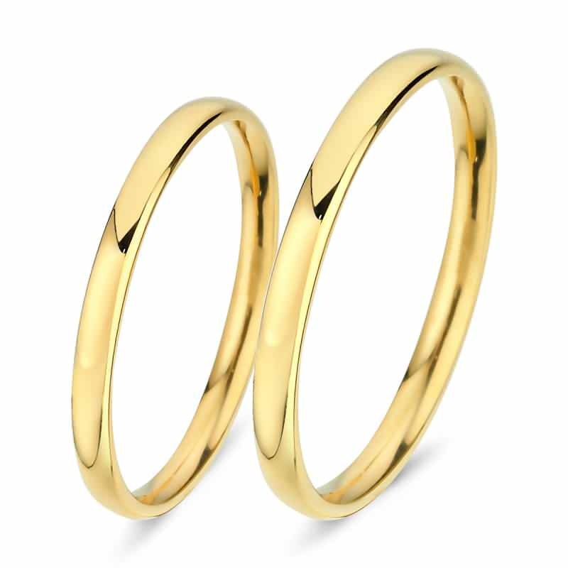 Patrón de anillo de bodas plano fino
