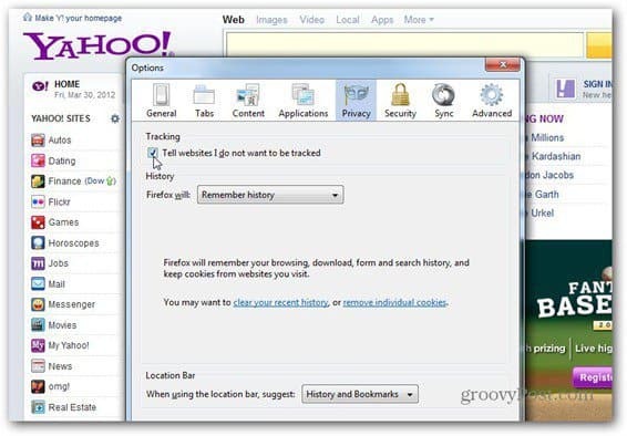 Yahoo Embraces no rastrea: cómo habilitarlo