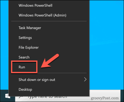 Lanzamiento Ejecutar en Windows 10