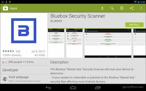 Bluebox Security Scanner comprueba si su Android está parcheado para el exploit 'Master Key'