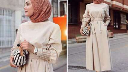 ¿Cómo se combinan los vestidos de hijab?