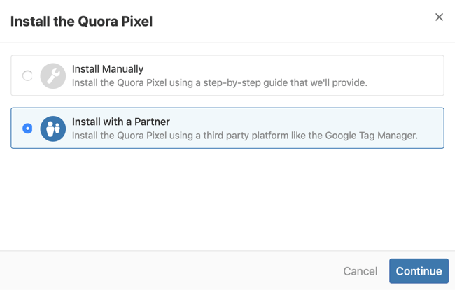 paso 2 de cómo instalar Quora pixel con Google Tag Manager