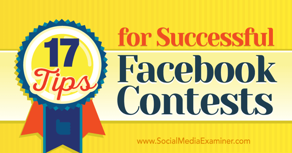 consejos para concursos de facebook exitosos