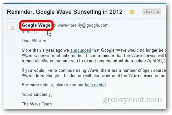 Google Wave se despide el 30 de abril