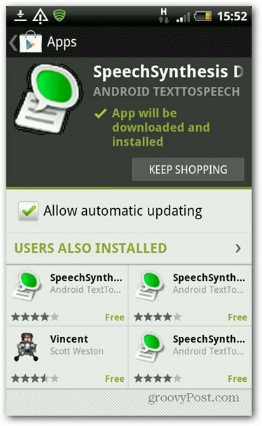 Android texto a voz