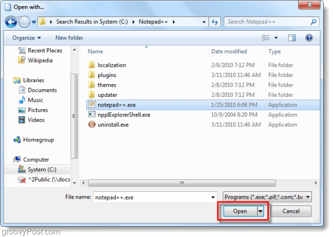 Cómo agregar asociaciones de programas a tipos de archivos en Windows 7