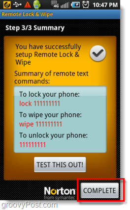 limpia tu teléfono Android con un mensaje de texto