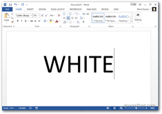 Tema de cambio de color de Office 2013 - tema blanco