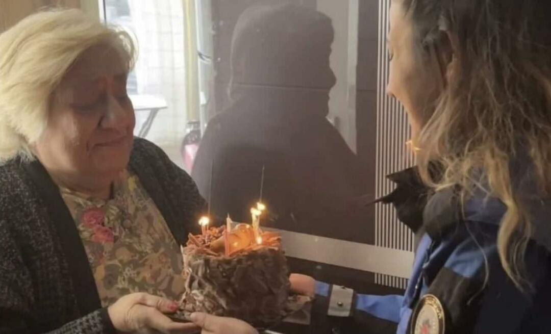 Sorpresa con tarta para la víctima del terremoto que pidió una bandera turca a la policía...