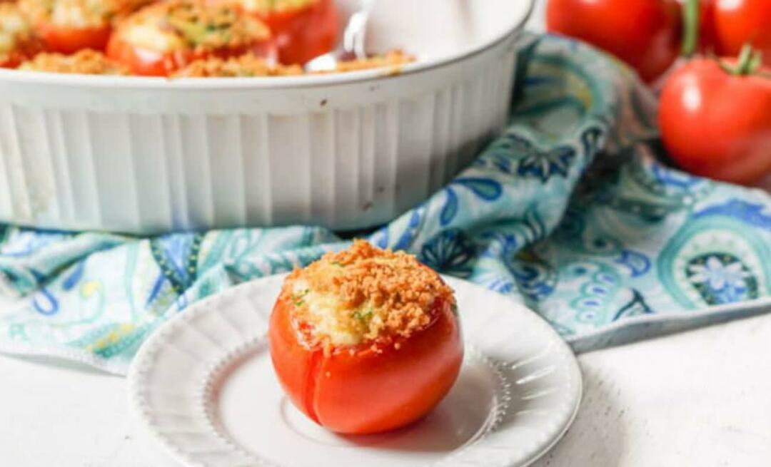 ¿Cómo hacer tomates rellenos con huevo? Tomates Rellenos con Huevos para Desayuno Receta e Ingredientes