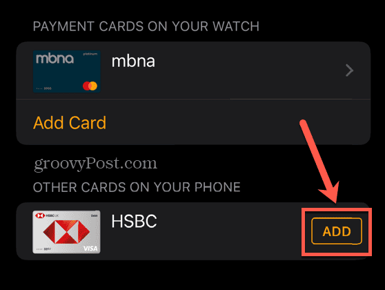 Apple Pay agregar tarjeta existente