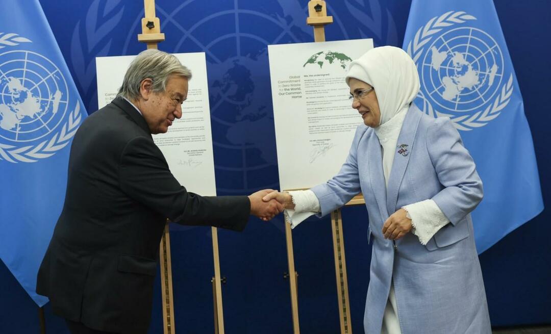 ¡Se firmó una declaración de buena voluntad en la ONU para el proyecto de Emine Erdoğan que es un ejemplo para el mundo!