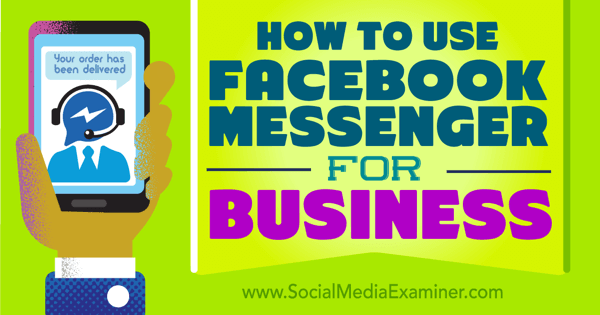 conectarse e interactuar con facebook messenger