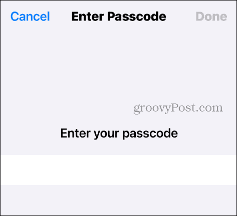 código de acceso del iPhone