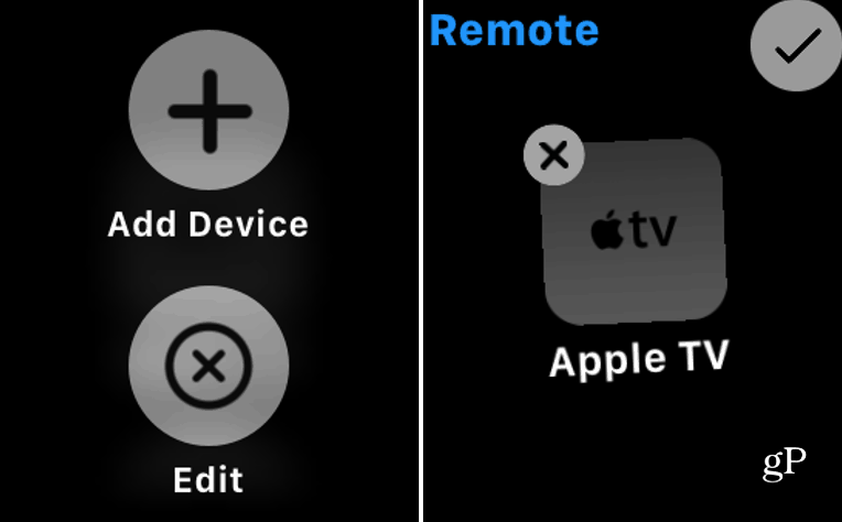 Eliminar Apple TV del reloj