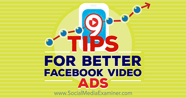 optimizar anuncios de video en facebook