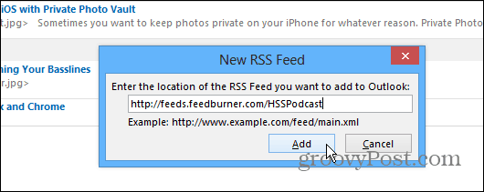 Nuevo RSS Feed