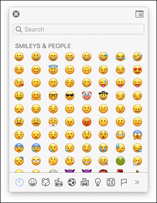 habilitar el teclado emoji macos