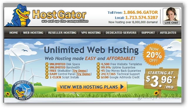 hostgator, de florida para la web