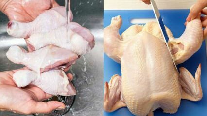 ¿Cómo cortar el pollo entero más fácil?