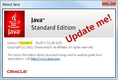 Java Standard Edition Update 6