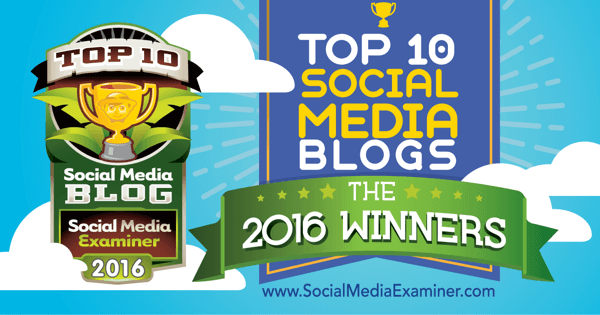 Concurso de blogs de redes sociales top ten 2016