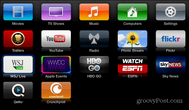 Nuevas aplicaciones de canal Apple TV