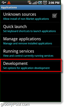 Configuración de aplicaciones de desarrollo de Android