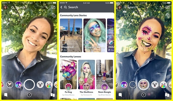 Snapchat lanzará Lens Explorer, una forma más fácil de descubrir y desbloquear miles de lentes construidos por Snapchatters en todo el mundo.