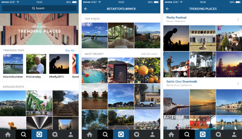 Instagram presenta una nueva función de búsqueda y exploración