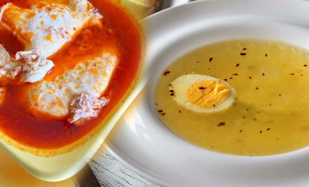 ¿Cómo hacer sopa de huevo? ¡La famosa receta de sopa de huevo de Silivri!